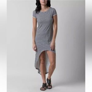Billabong Bright Night Striped High-Low Dress Sz Medium